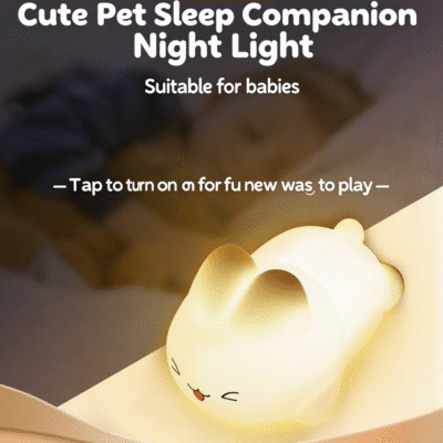 Happy Bunny Light Touch Wall-Lighting Charging Night Light for Children's Bedroom, Baby Feeding Creative Atmosphere