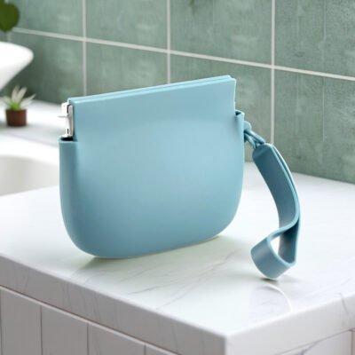 Silicone spring clip personalized logo gift bag for small bags, coin storage bag, pocket, red envelope, headphones, key bag