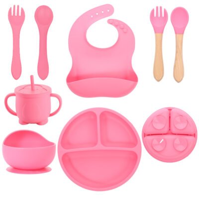 Adorable baby feeding set and Cute Penguin Cup