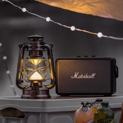 Outdoor camping atmosphere lights, decorative lights, colored lights, LED waterproof portable vintage lanterns, campsite tents, small kerosene lamps